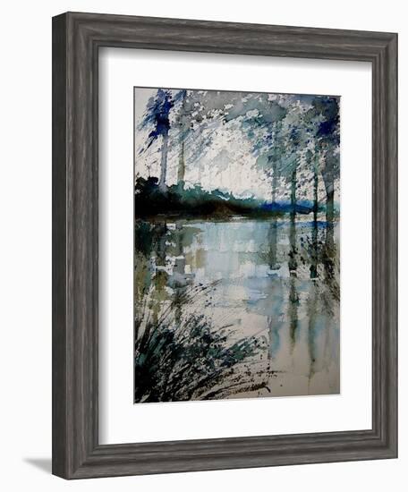 Watercolor 191205-Pol Ledent-Framed Art Print