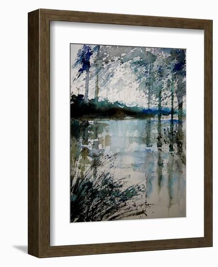 Watercolor 191205-Pol Ledent-Framed Art Print