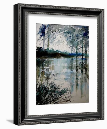 Watercolor 191205-Pol Ledent-Framed Art Print