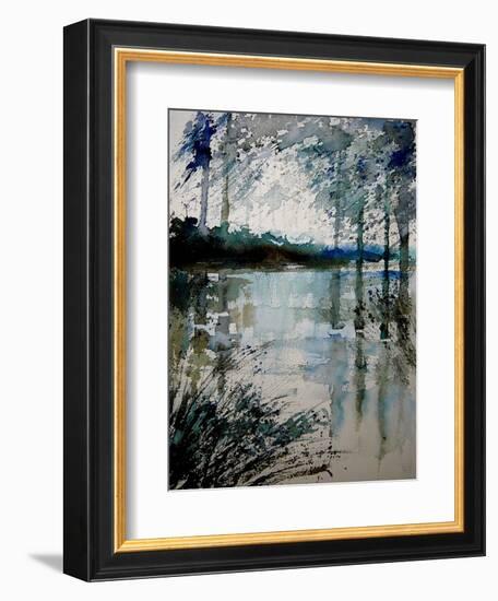 Watercolor 191205-Pol Ledent-Framed Art Print