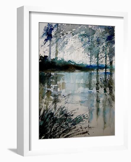 Watercolor 191205-Pol Ledent-Framed Art Print