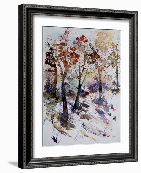 Watercolor 201206-Pol Ledent-Framed Art Print