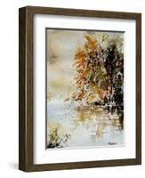 Watercolor 210505-Pol Ledent-Framed Art Print
