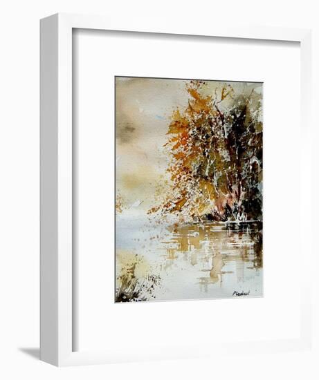 Watercolor 210505-Pol Ledent-Framed Art Print