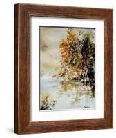 Watercolor 210505-Pol Ledent-Framed Art Print