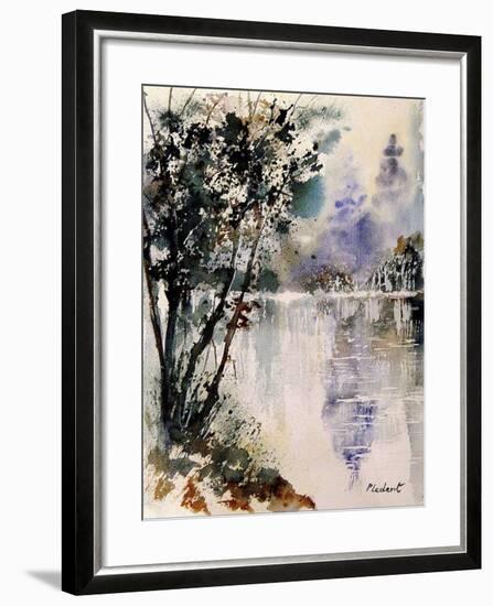 Watercolor 231203-Pol Ledent-Framed Art Print