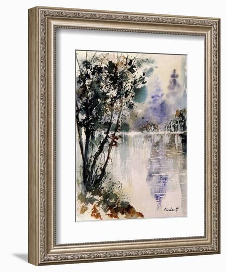 Watercolor 231203-Pol Ledent-Framed Art Print