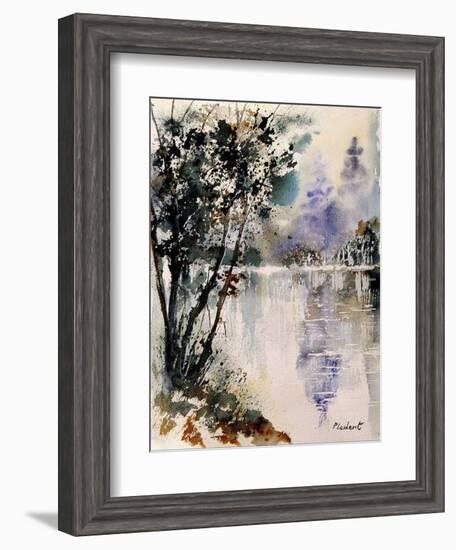 Watercolor 231203-Pol Ledent-Framed Art Print