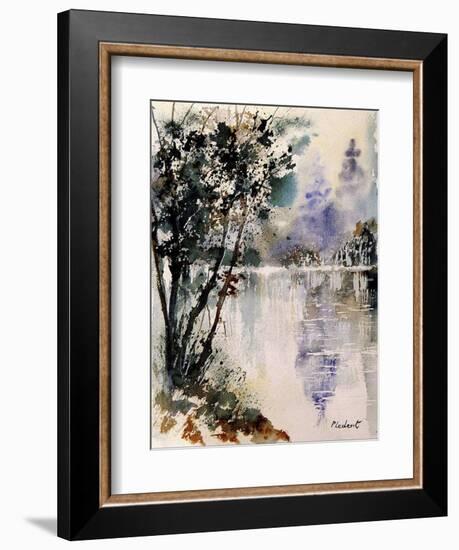 Watercolor 231203-Pol Ledent-Framed Art Print