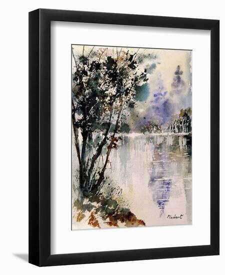 Watercolor 231203-Pol Ledent-Framed Art Print