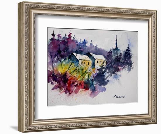 Watercolor 231207-Pol Ledent-Framed Art Print