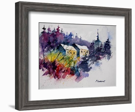 Watercolor 231207-Pol Ledent-Framed Art Print