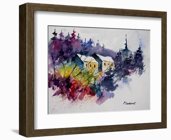 Watercolor 231207-Pol Ledent-Framed Art Print