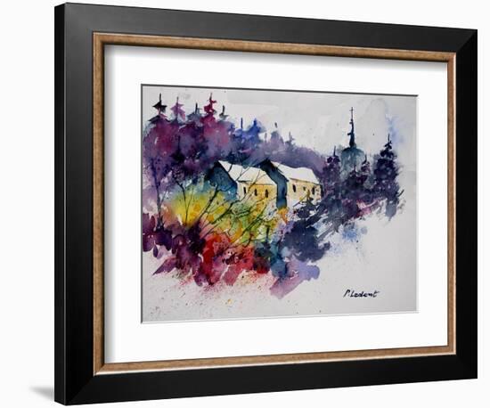 Watercolor 231207-Pol Ledent-Framed Art Print