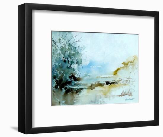 Watercolor 240405-Pol Ledent-Framed Art Print