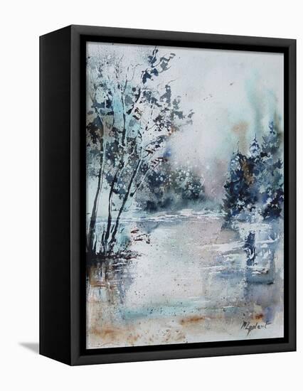 Watercolor 251203-Pol Ledent-Framed Stretched Canvas