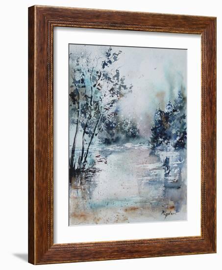 Watercolor 251203-Pol Ledent-Framed Art Print