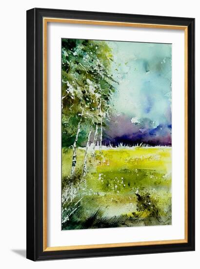 Watercolor 256-Pol Ledent-Framed Art Print