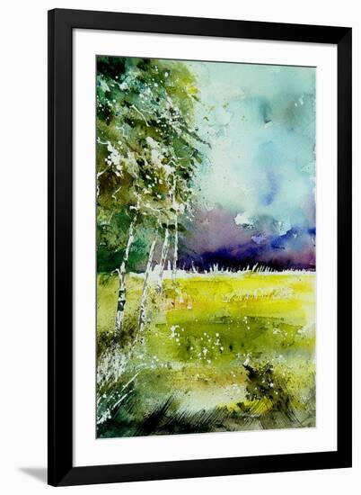 Watercolor 256-Pol Ledent-Framed Art Print