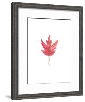 Watercolor 3 Leaf-Jetty Printables-Framed Art Print