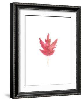 Watercolor 3 Leaf-Jetty Printables-Framed Art Print