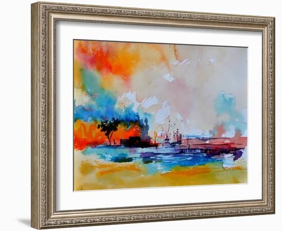 Watercolor 4130301-Pol Ledent-Framed Art Print