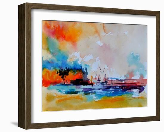 Watercolor 4130301-Pol Ledent-Framed Art Print