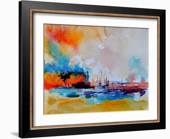 Watercolor 4130301-Pol Ledent-Framed Art Print