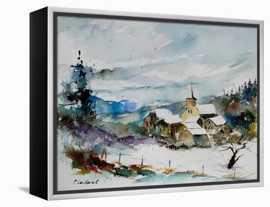 Watercolor 908011-Pol Ledent-Framed Stretched Canvas