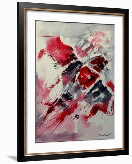 Watercolor abstract 050407-Pol Ledent-Framed Art Print