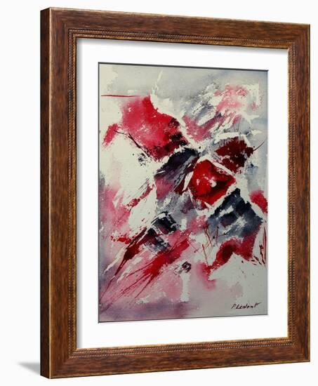 Watercolor abstract 050407-Pol Ledent-Framed Art Print