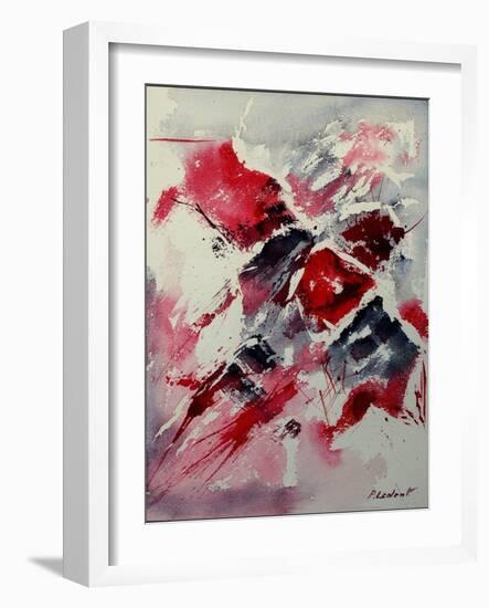 Watercolor abstract 050407-Pol Ledent-Framed Art Print