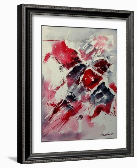 Watercolor abstract 050407-Pol Ledent-Framed Art Print