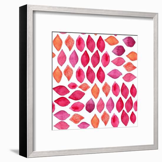 Watercolor Abstract Seamless Pattern-Ajgul-Framed Art Print