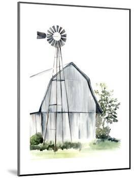 Watercolor Barn I-Jennifer Paxton Parker-Mounted Art Print
