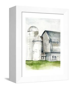 Watercolor Barn II-Jennifer Paxton Parker-Framed Stretched Canvas