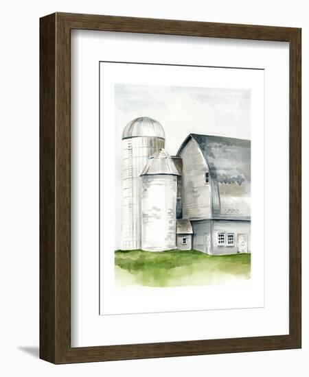 Watercolor Barn II-Jennifer Paxton Parker-Framed Art Print