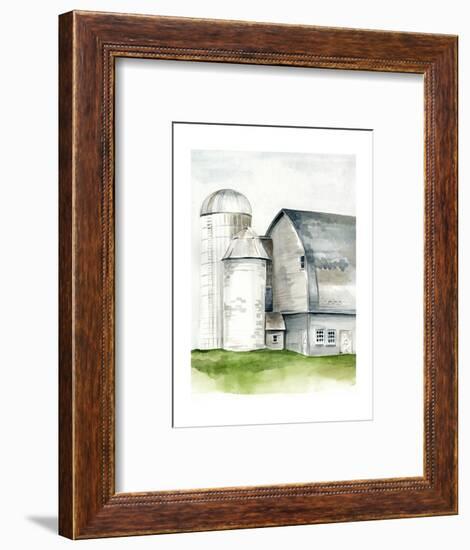 Watercolor Barn II-Jennifer Paxton Parker-Framed Art Print