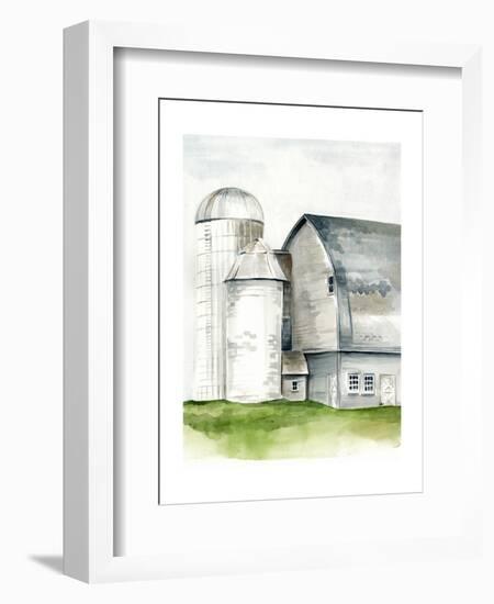 Watercolor Barn II-Jennifer Paxton Parker-Framed Art Print