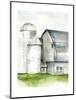 Watercolor Barn II-Jennifer Paxton Parker-Mounted Art Print