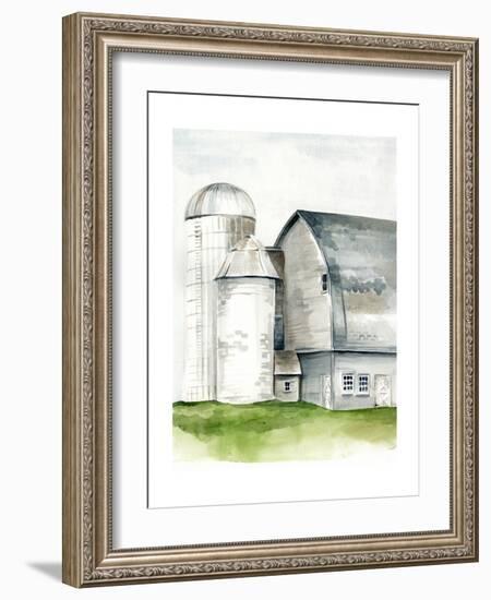 Watercolor Barn II-Jennifer Paxton Parker-Framed Art Print