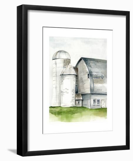 Watercolor Barn II-Jennifer Paxton Parker-Framed Art Print