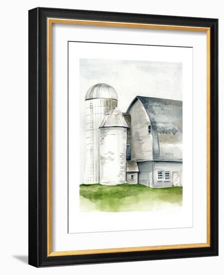 Watercolor Barn II-Jennifer Paxton Parker-Framed Premium Giclee Print