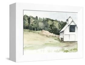 Watercolor Barn III-Jennifer Paxton Parker-Framed Stretched Canvas