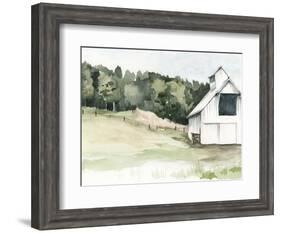 Watercolor Barn III-Jennifer Paxton Parker-Framed Art Print