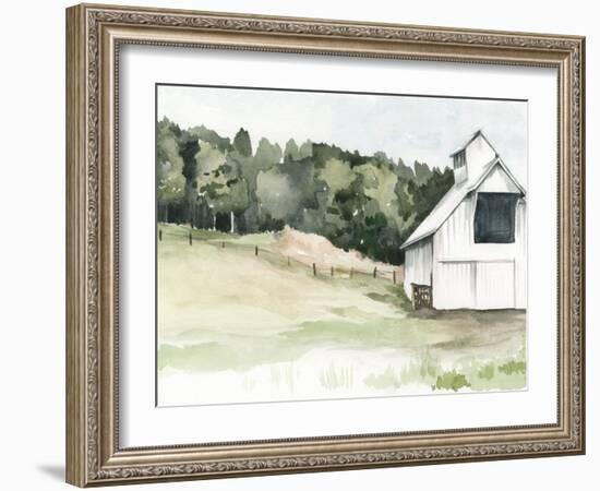 Watercolor Barn III-Jennifer Paxton Parker-Framed Art Print