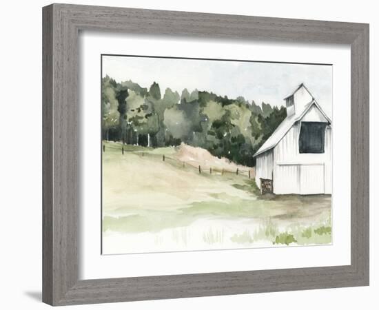 Watercolor Barn III-Jennifer Paxton Parker-Framed Art Print