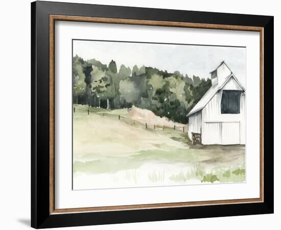 Watercolor Barn III-Jennifer Paxton Parker-Framed Art Print