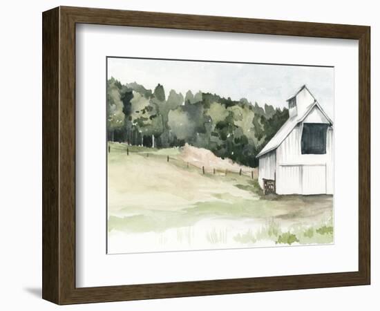 Watercolor Barn III-Jennifer Paxton Parker-Framed Premium Giclee Print