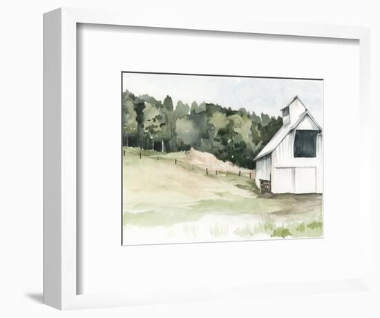 Watercolor Barn III-Jennifer Paxton Parker-Framed Premium Giclee Print